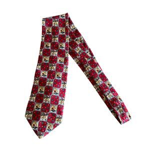 The Disney Store Men's Multicolor 100% Silk Winnie the Pooh & Tigger Too Necktie